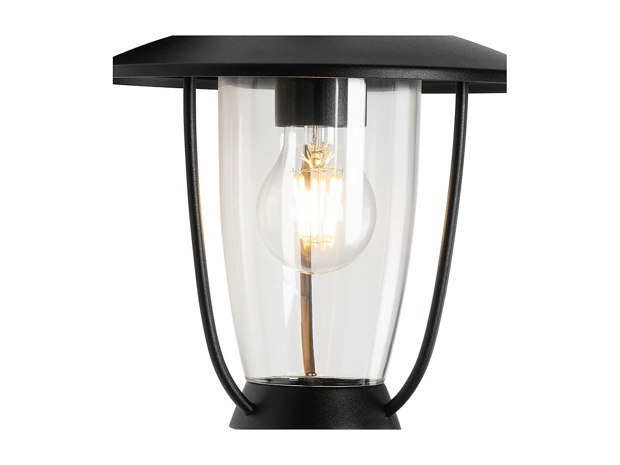 Applique murale d'extérieur moderne noire - Khana