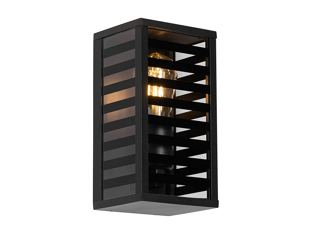 Applique murale extérieure moderne noire 26 cm IP44 - Reims