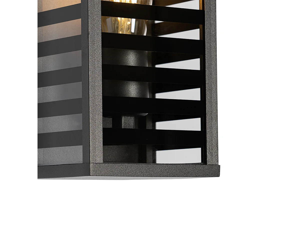 Applique murale extérieure moderne noire 26 cm IP44 - Reims