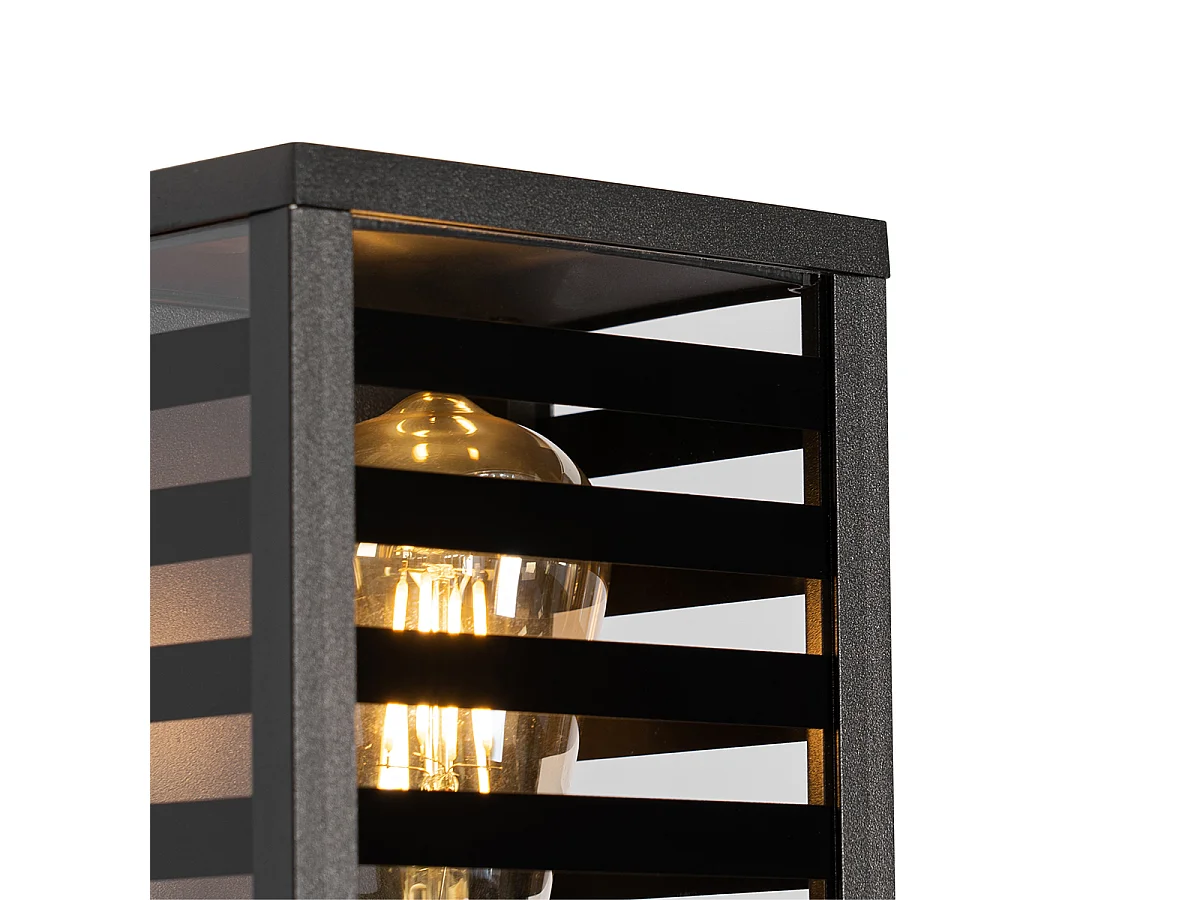 Applique murale extérieure moderne noire 26 cm IP44 - Reims