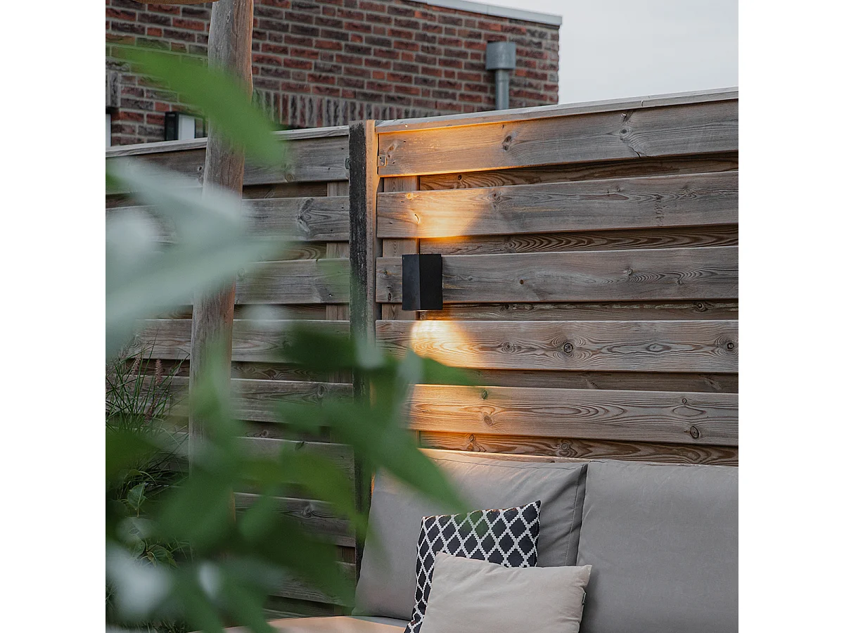 Applique moderne grise IP44 - BALENO II