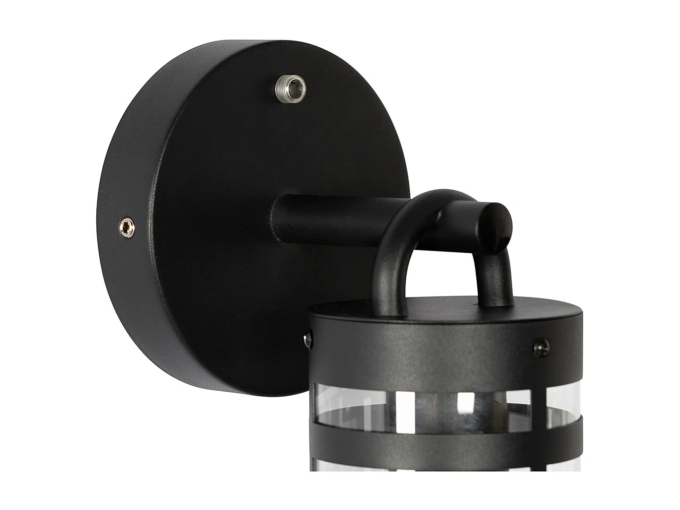 Applique d'extérieur noire IP44 Capteur lumière-obscurité - Ruben