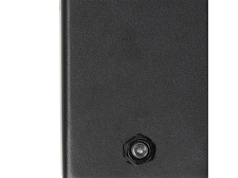 Applique murale extérieure noire IP44 avec capteur crépusculaire - Denmark