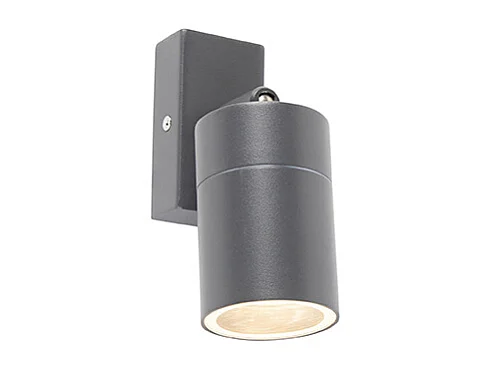 Applique murale d'extérieur anthracite IP44 rotative et inclinable - Solo