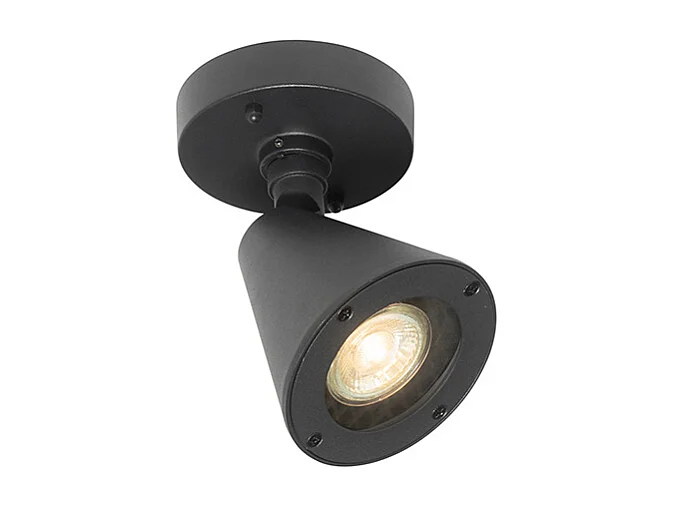 Applique d'extérieur moderne noire IP44 - Ciara