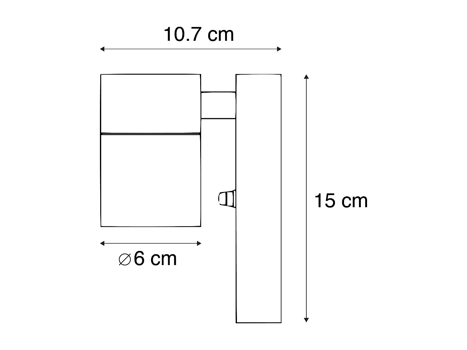 Applique murale extérieure anthracite IP44 avec capteur crépusculaire - Solo