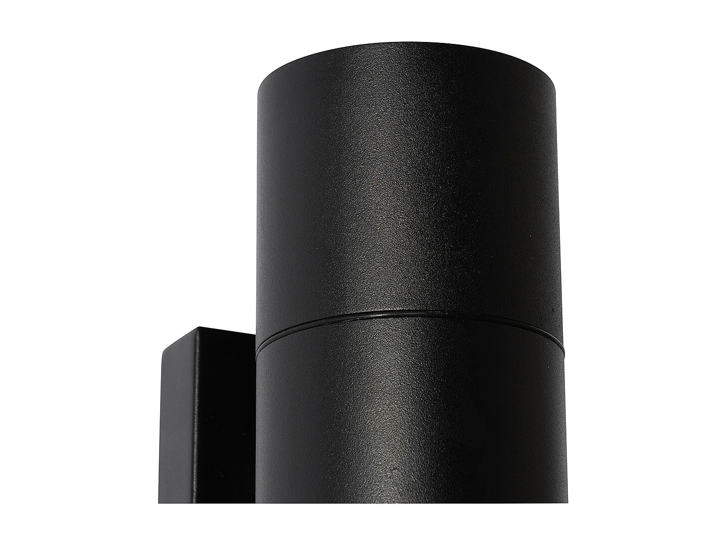 Applique murale d'extérieur moderne noire 2 lumières AR70 IP44 - Duo