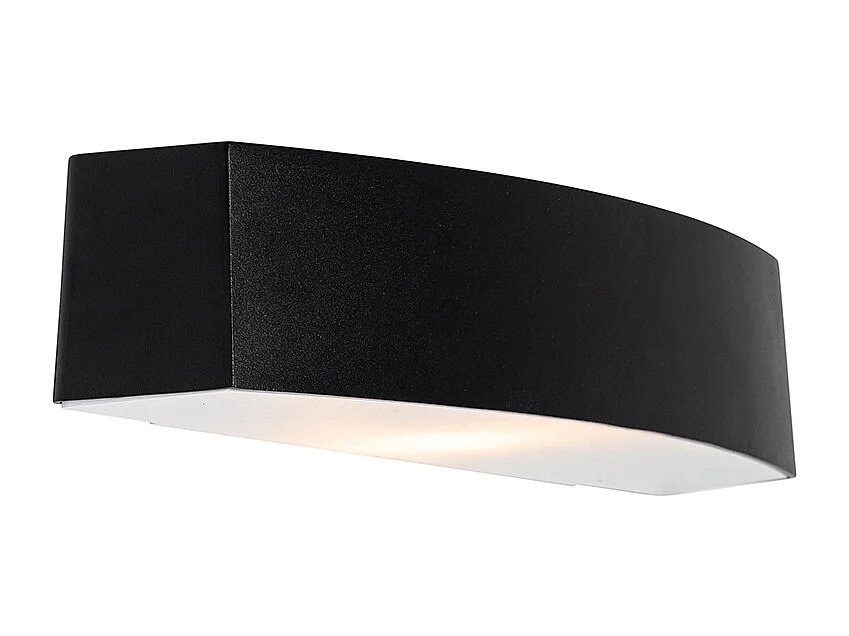 Applique murale d'extérieur moderne noire IP44 - Bojan