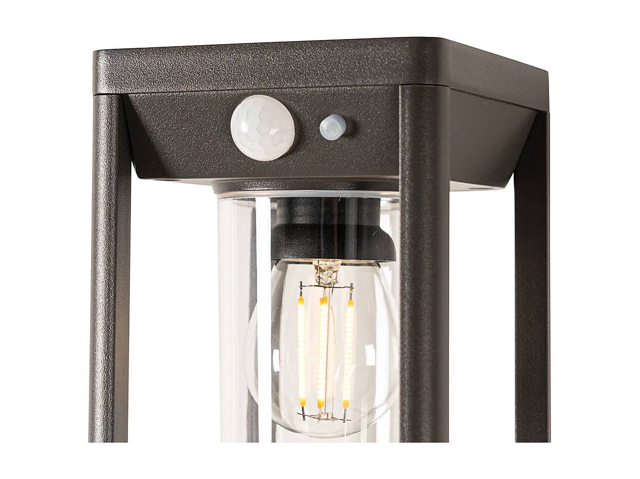 Applique d'extérieur gris foncé avec LED et solaire - Sonne