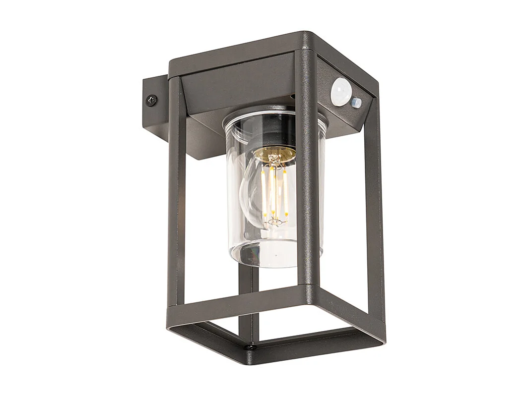 Applique murale d'extérieur gris foncé avec LED et lumière dimmable sur solaire - Sonne