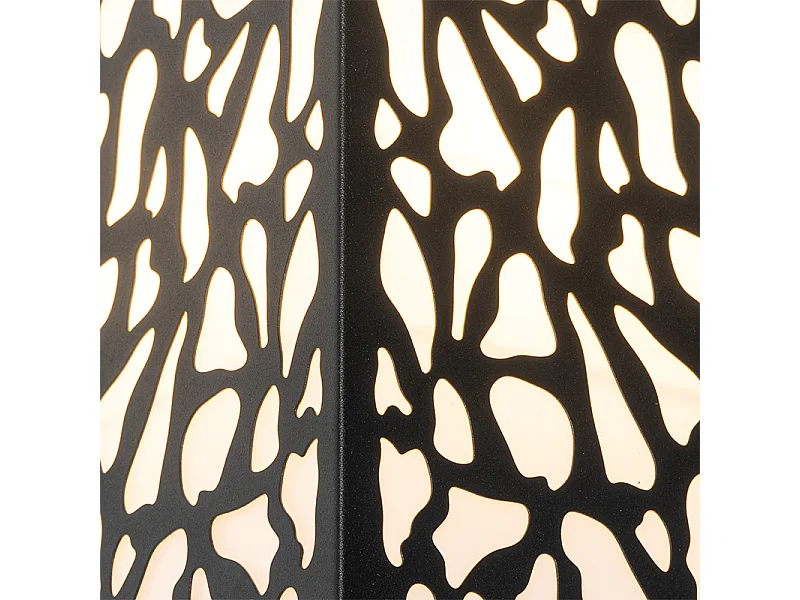 Applique murale extérieure moderne noire IP44 - Nicole