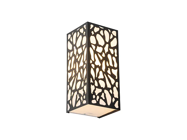 Applique d'extérieur classique noire IP44 - Nicole