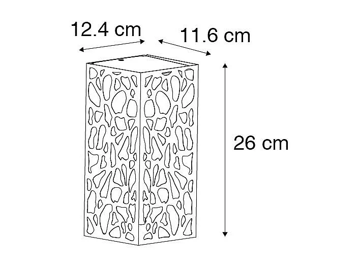 Applique murale extérieure moderne noire IP44 - Nicole