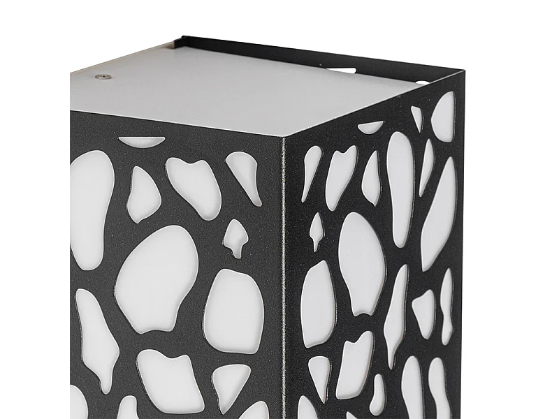 Applique murale extérieure moderne noire IP44 - Nicole