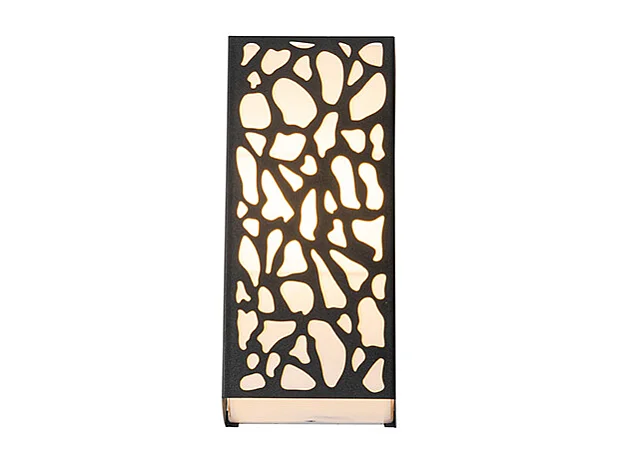 Applique murale extérieure moderne noire IP44 - Nicole
