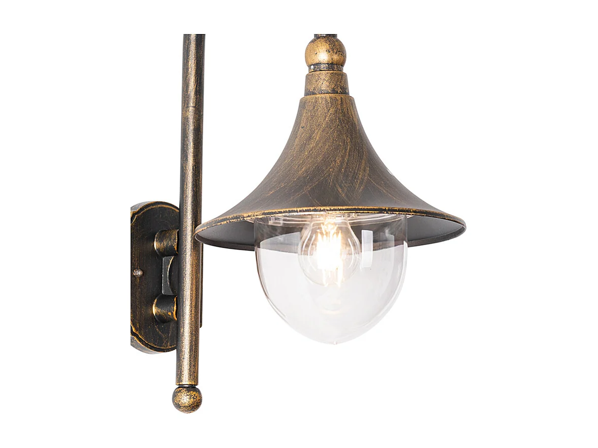 Applique d'extérieur classique or antique IP44 - Daphne