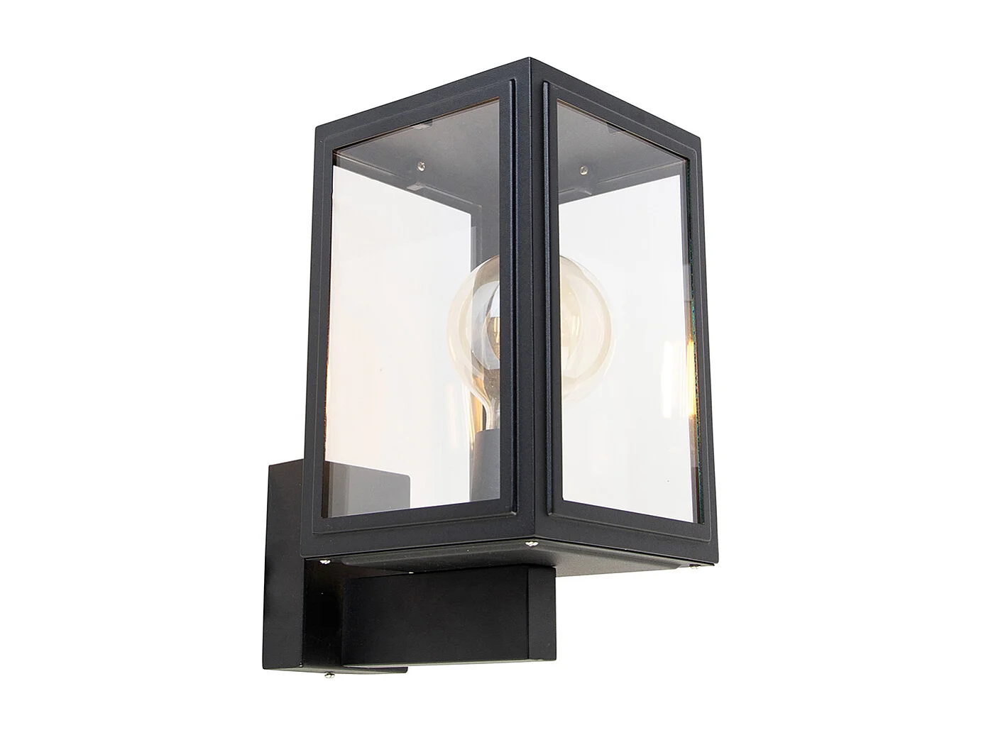 Applique murale rustique intelligente noire avec Wifi G95 - Sutton Up