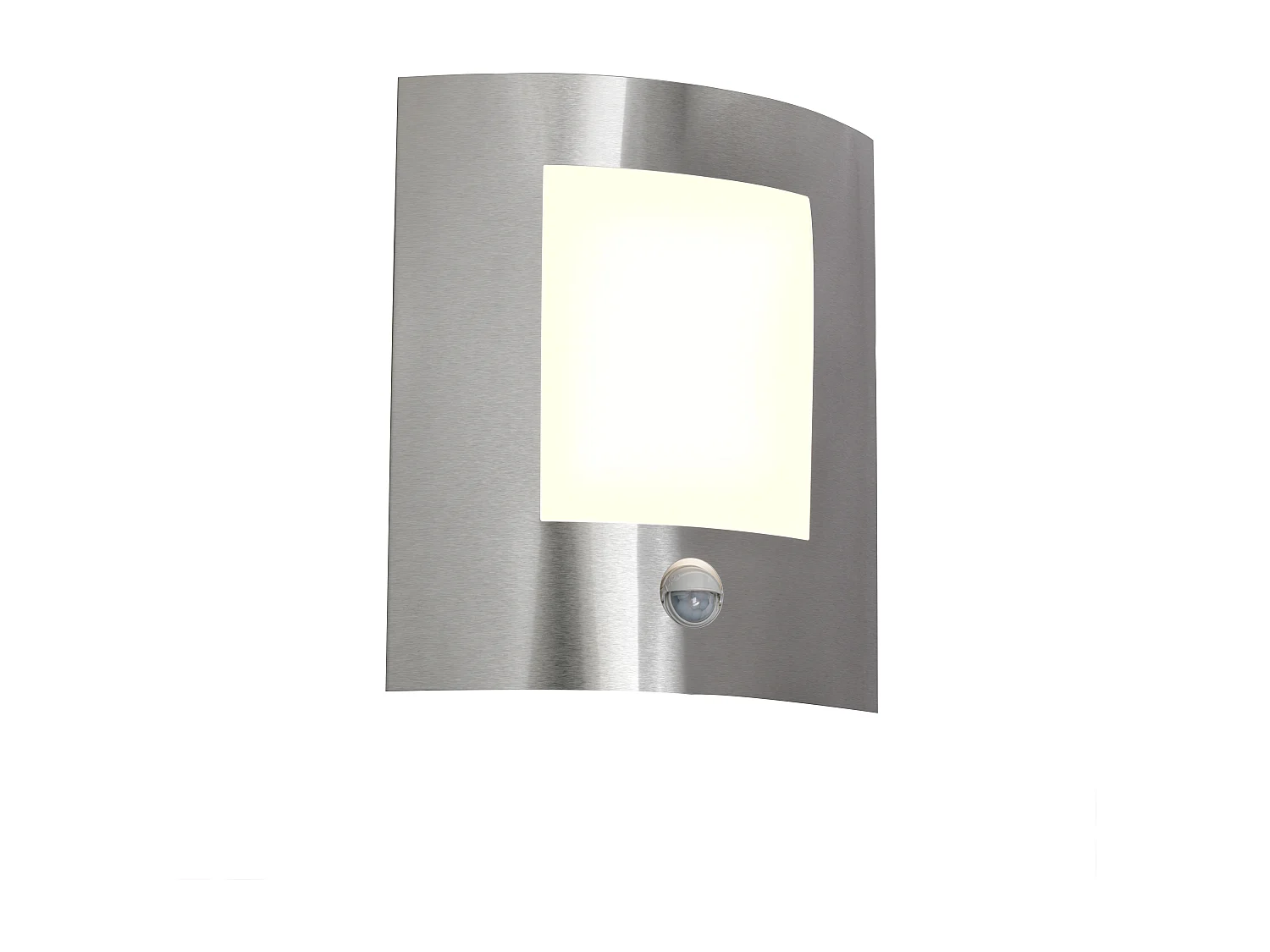 Applique d'extérieur moderne en acier avec détecteur de mouvement IP44 - Emeraude 1