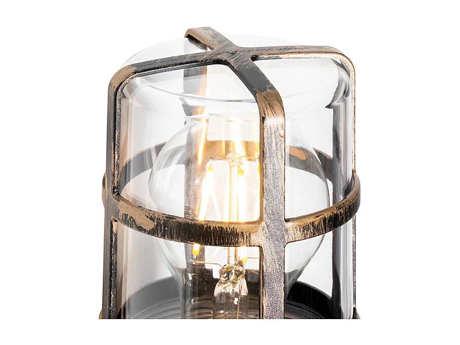 Applique d'extérieur vintage laiton IP54 20,8 cm - Kiki