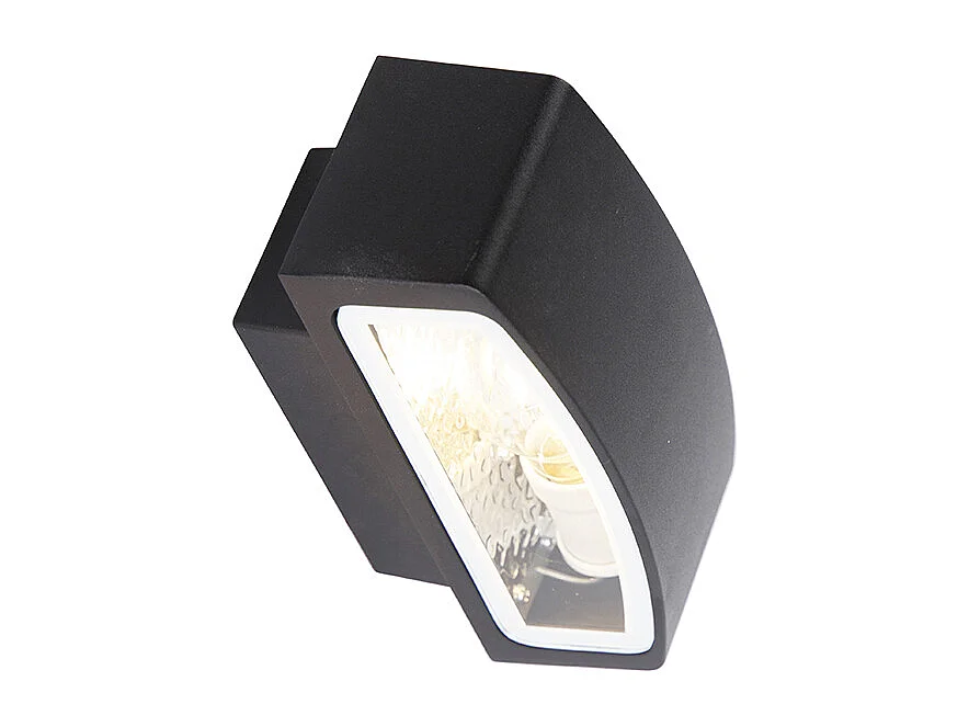 Applique murale d'extérieur moderne noire IP44 - Latina