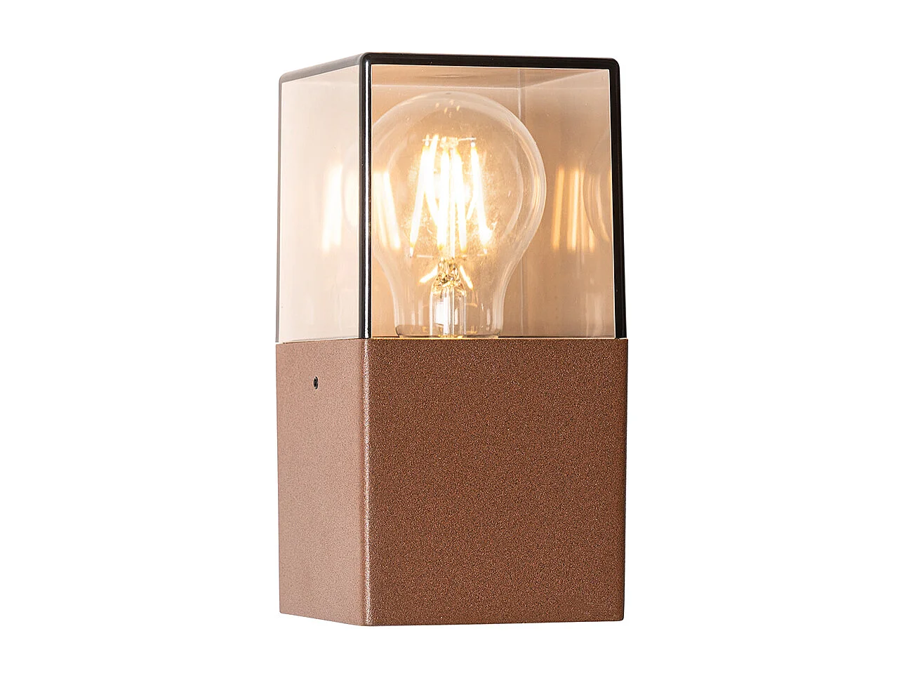 Applique murale d'extérieur industrielle brun rouille IP44 - Denmark