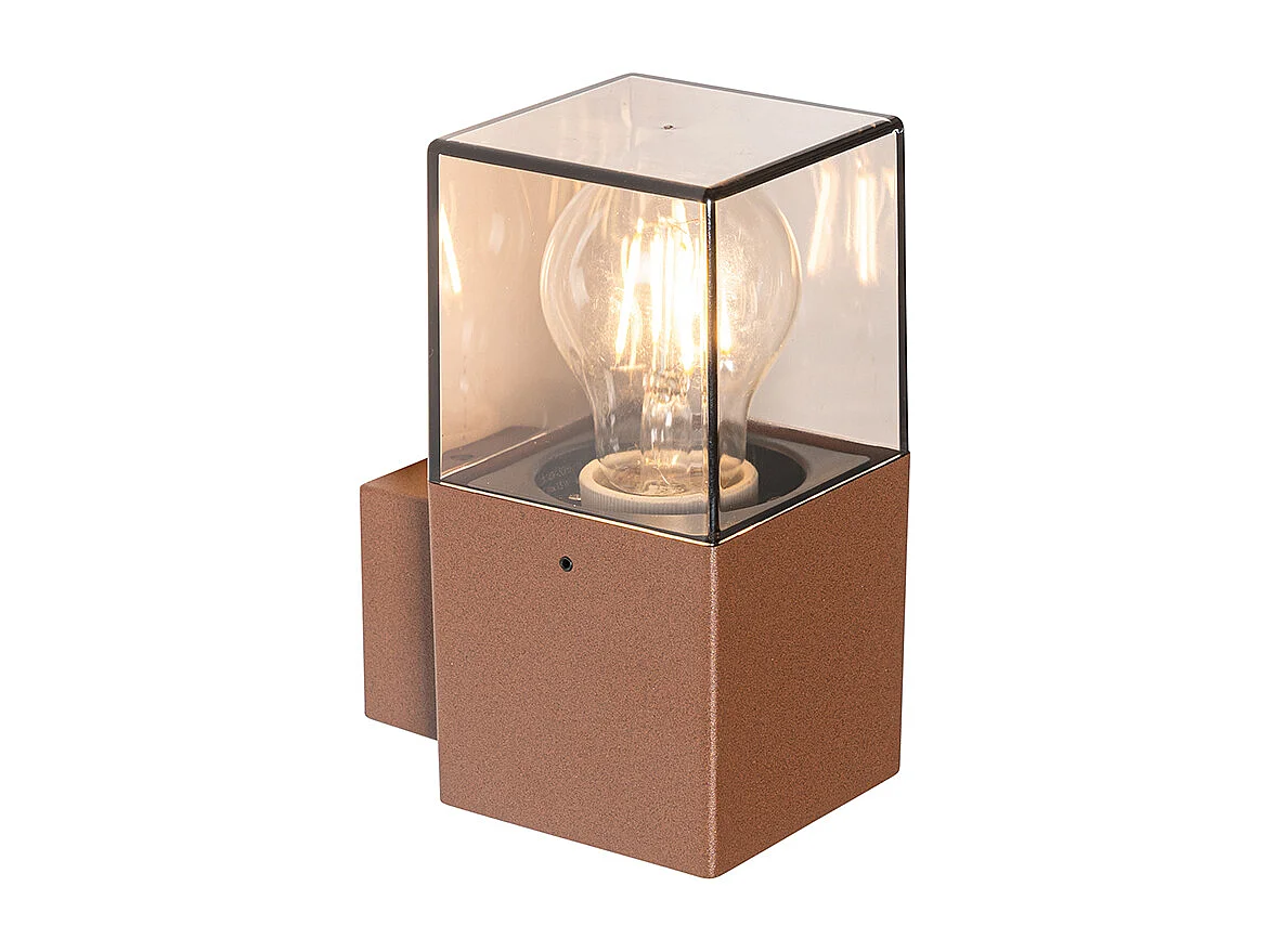 Applique murale d'extérieur industrielle brun rouille IP44 - Denmark