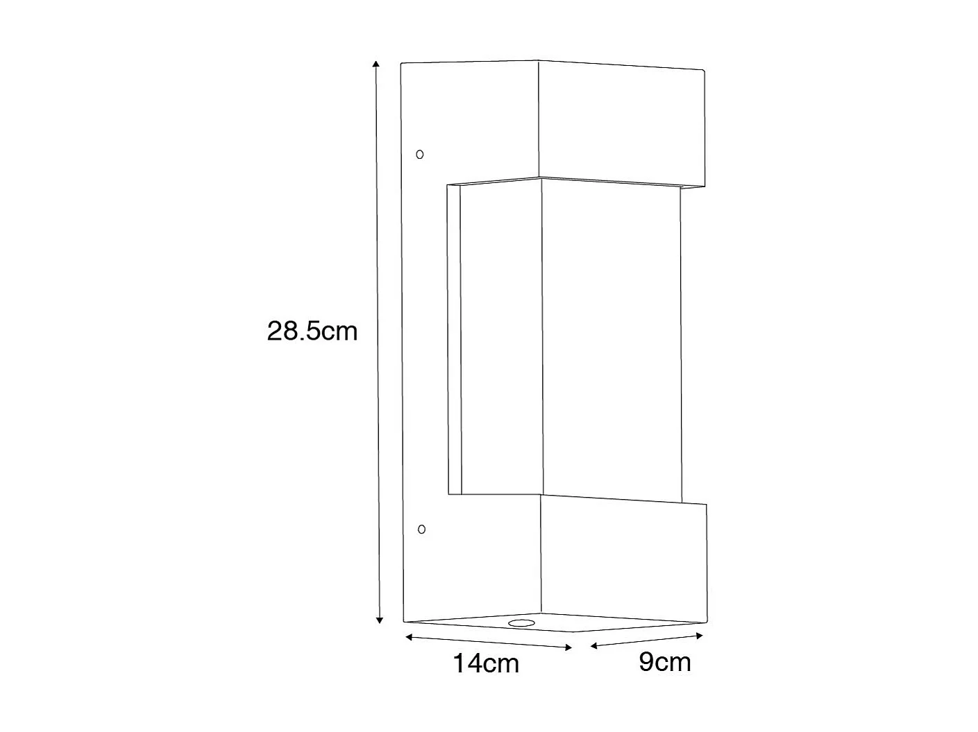 Applique d'extérieur moderne gris foncé IP44 - Tide