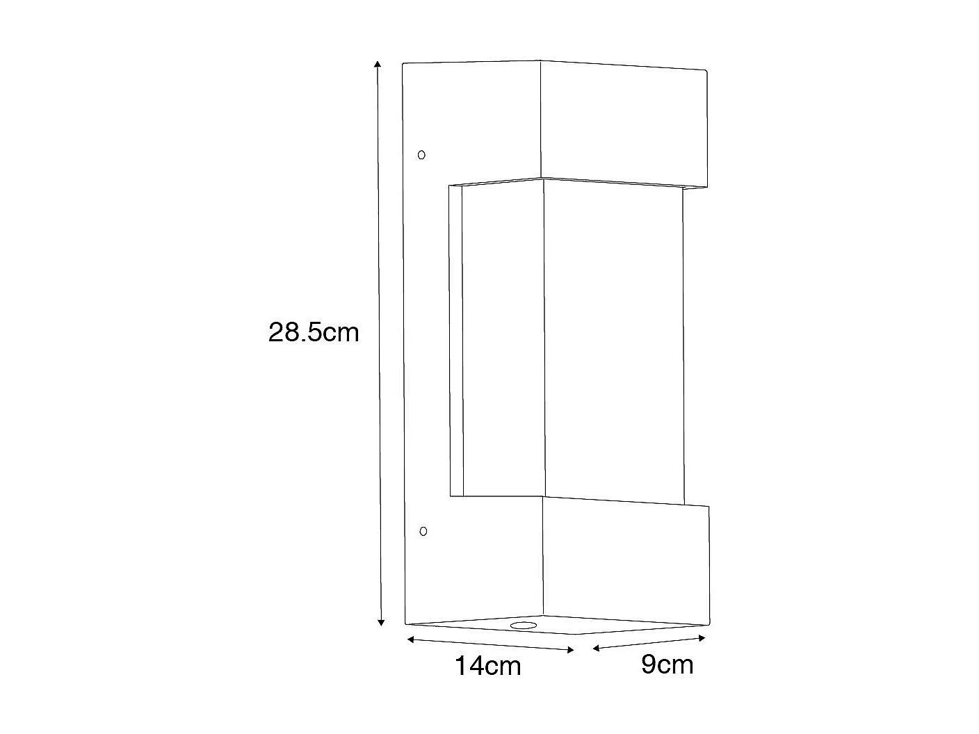 Applique murale d'extérieur moderne gris foncé IP44 - Tide