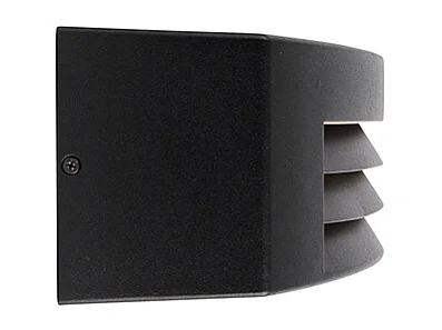 Applique d'extérieur moderne noire IP44 - Hurricane 1