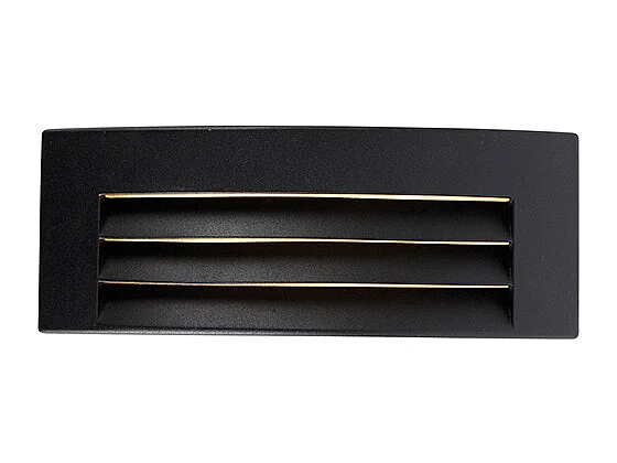 Applique murale extérieure moderne noire IP44 - Hurricane 1