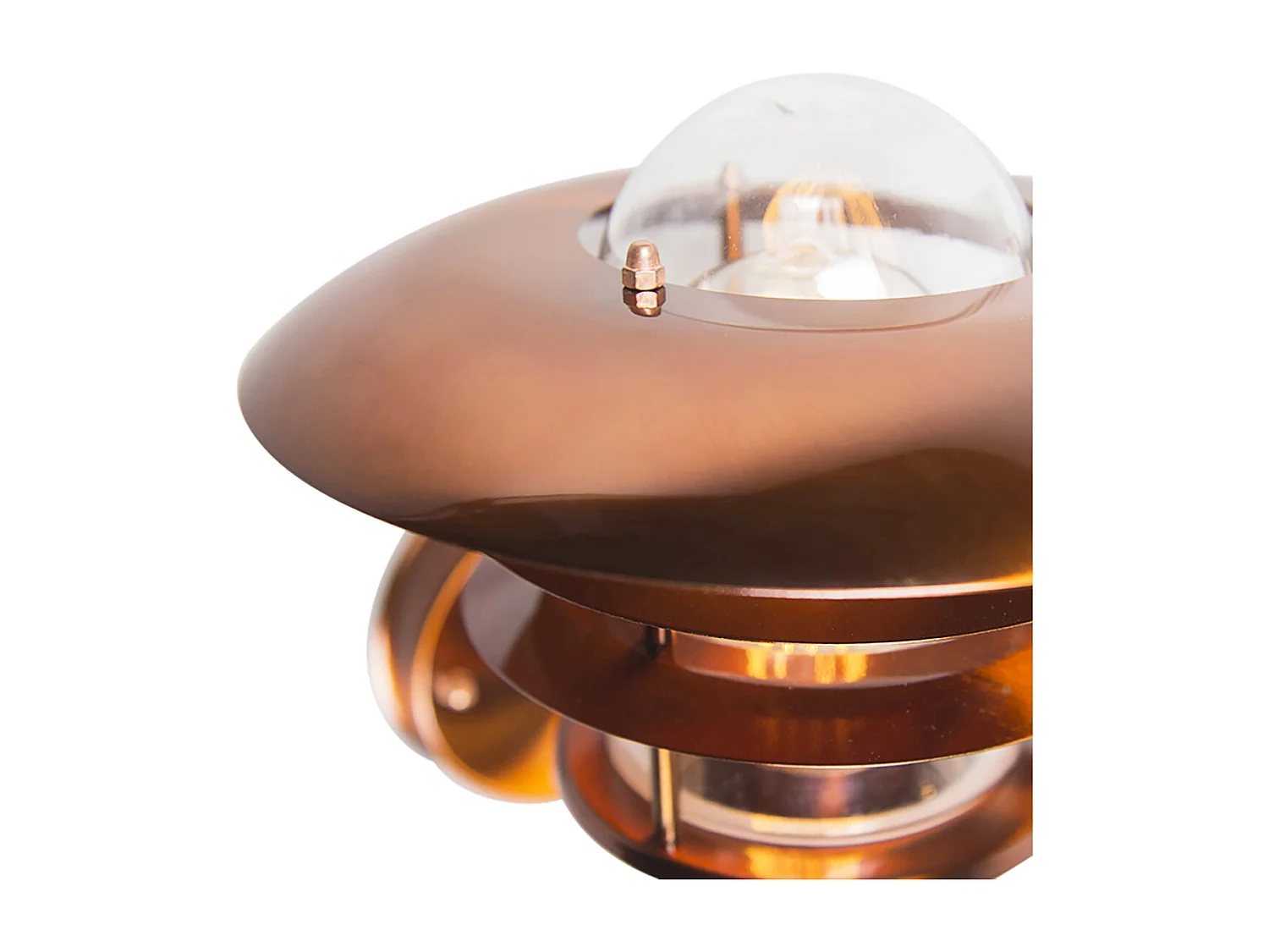 Applique murale d'extérieur vintage en cuivre IP44 - Prato