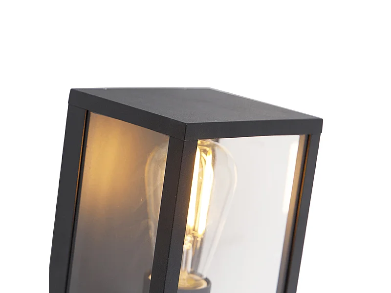 Applique murale industrielle noire 38 cm 2 lumières IP44 - Charlois