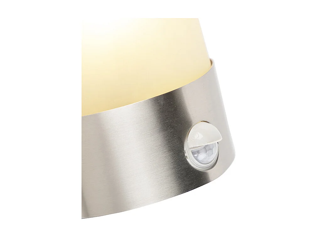 Applique murale d'extérieur moderne en acier inoxydable détecteur de mouvement IP44 - Mira