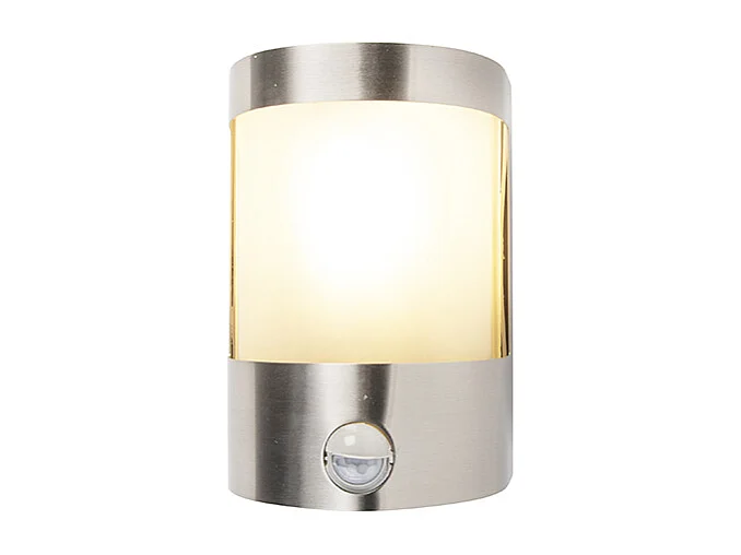 Applique murale d'extérieur moderne en acier inoxydable détecteur de mouvement IP44 - Mira