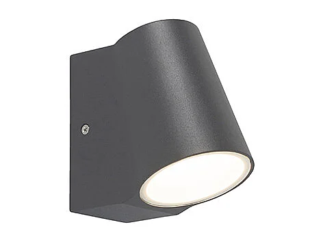 Lampe d'extérieur anthracite avec capteur clair-obscur avec LED - UMA