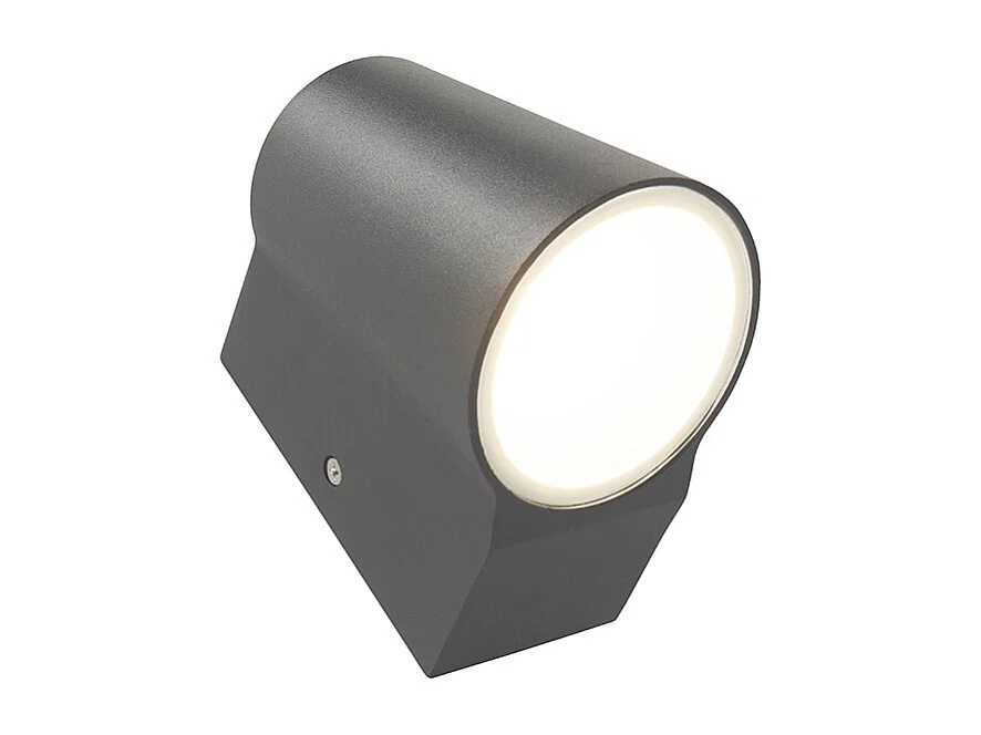 Lampe d'extérieur anthracite avec capteur clair-obscur avec LED - UMA