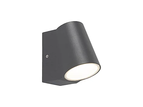Lampe d'extérieur anthracite avec capteur clair-obscur avec LED - UMA