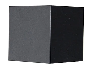 Applique murale extérieure noire avec or avec LED 2 lumières IP54 - Edwin