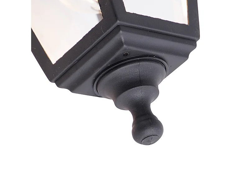 Applique d'extérieur classique noire réglable IP44 - Capital