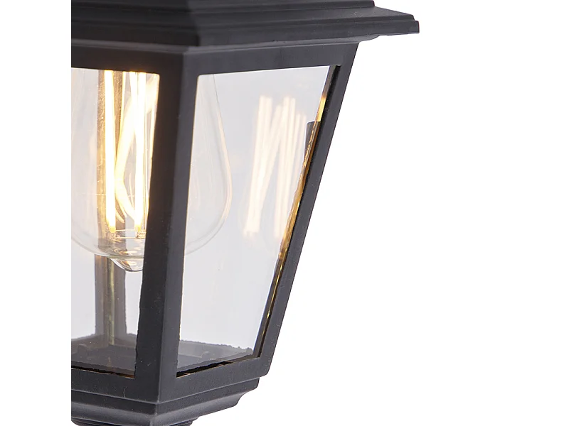 Applique d'extérieur classique noire réglable IP44 - Capital