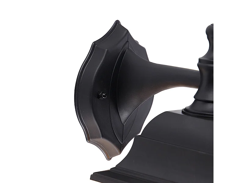 Applique d'extérieur classique noire réglable IP44 - Capital