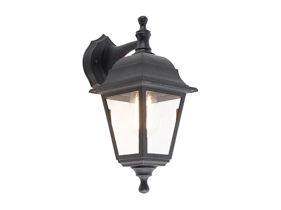 Applique murale d'extérieur classique noire IP44 - Capital