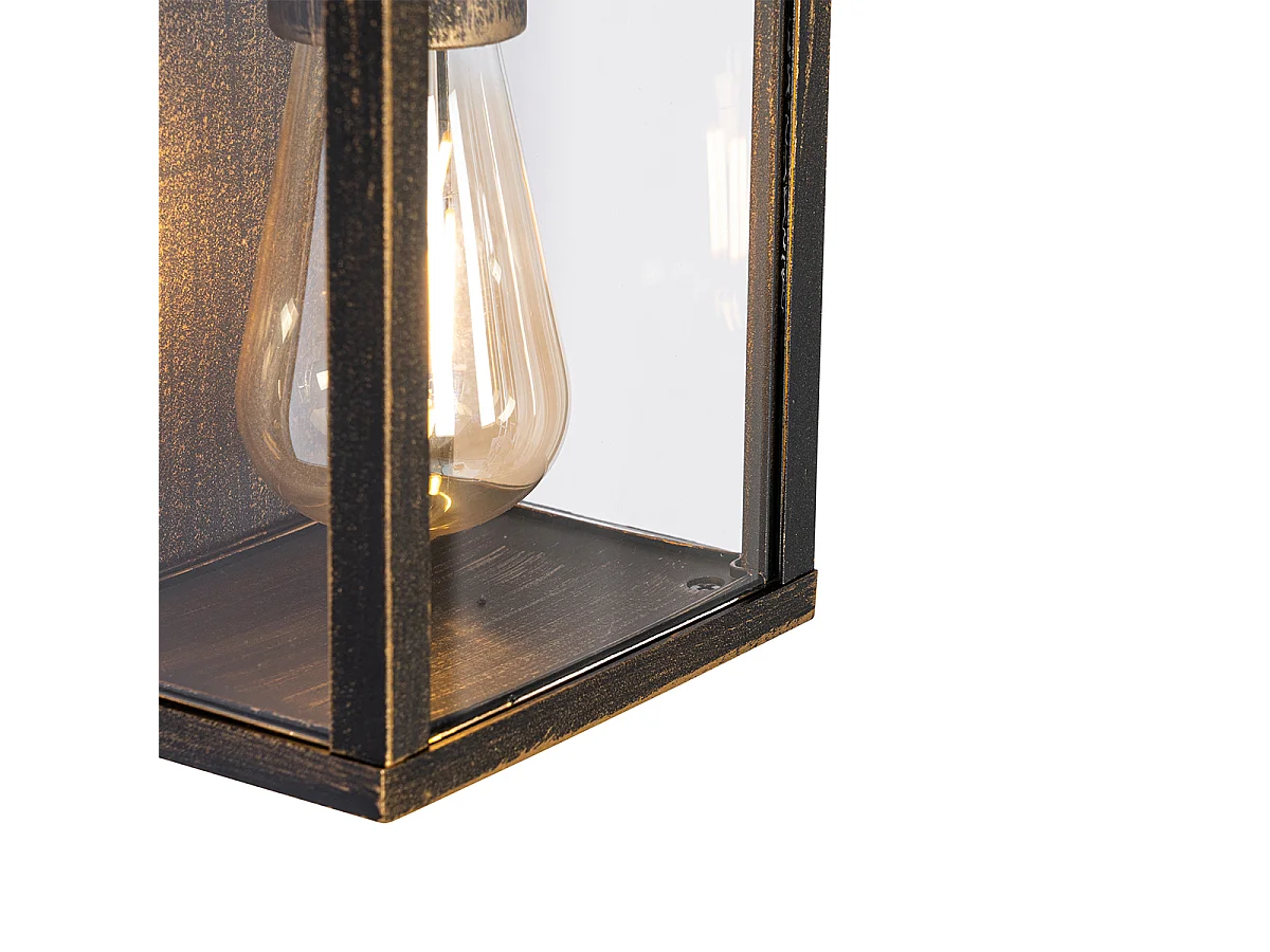 Applique vintage or antique 38 cm 2 lumières IP44 - Charlois