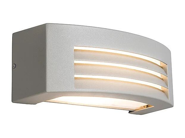 Applique moderne gris clair IP44 - Hurricane 1