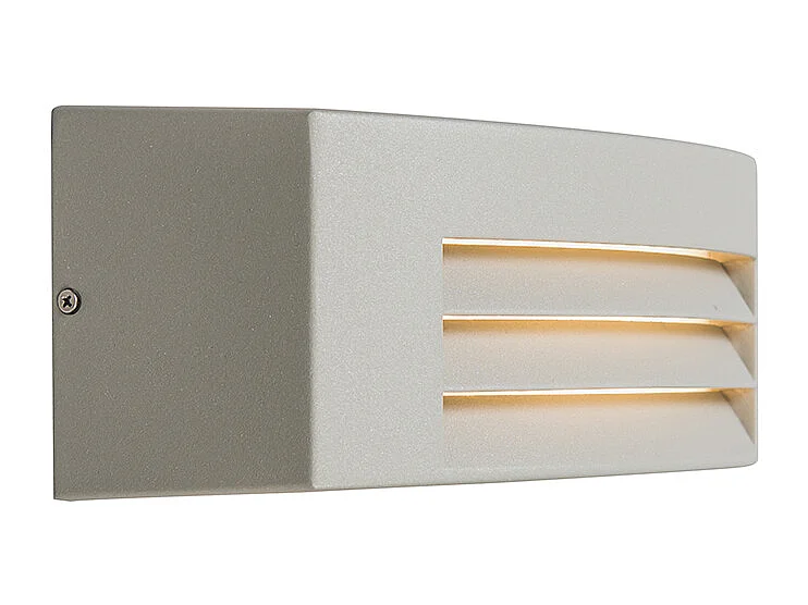 Applique moderne gris clair IP44 - Hurricane 1