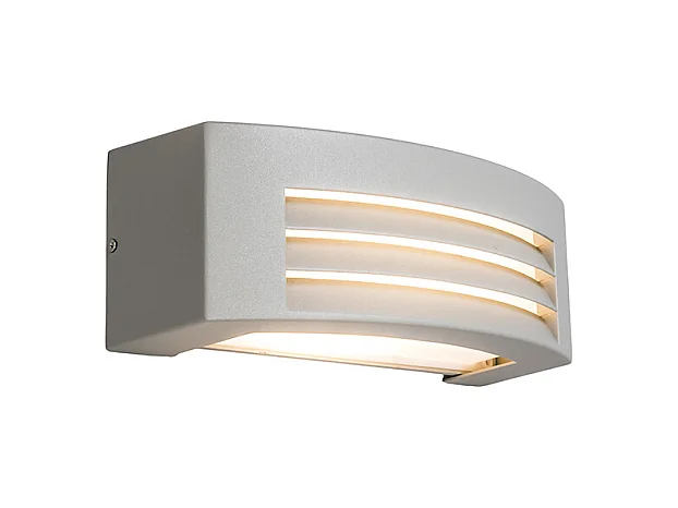 Applique moderne gris clair IP44 - Hurricane 1