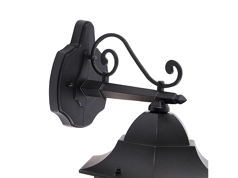 Lanterne murale extérieure classique noire IP44 - Havana Down