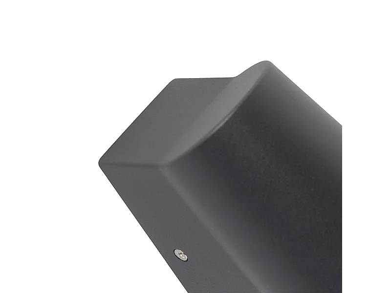 Lampe d'extérieur anthracite avec détecteur de mouvement, LED incluse - Uma