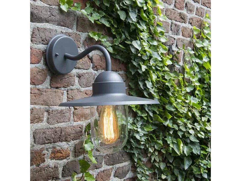 Applique murale exterieure anthracite IP44 - Kansas graphite