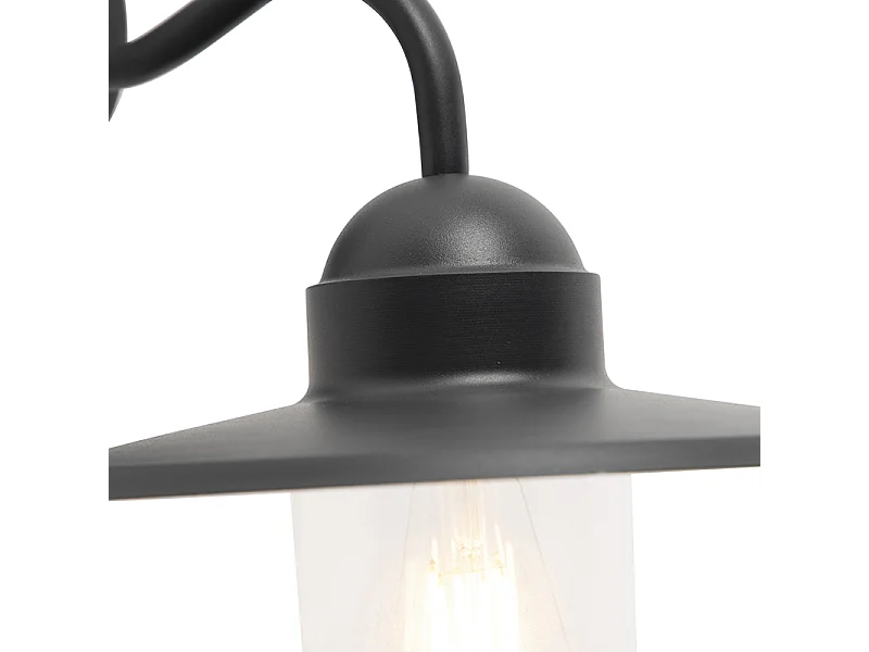 Applique murale exterieure anthracite IP44 - Kansas graphite